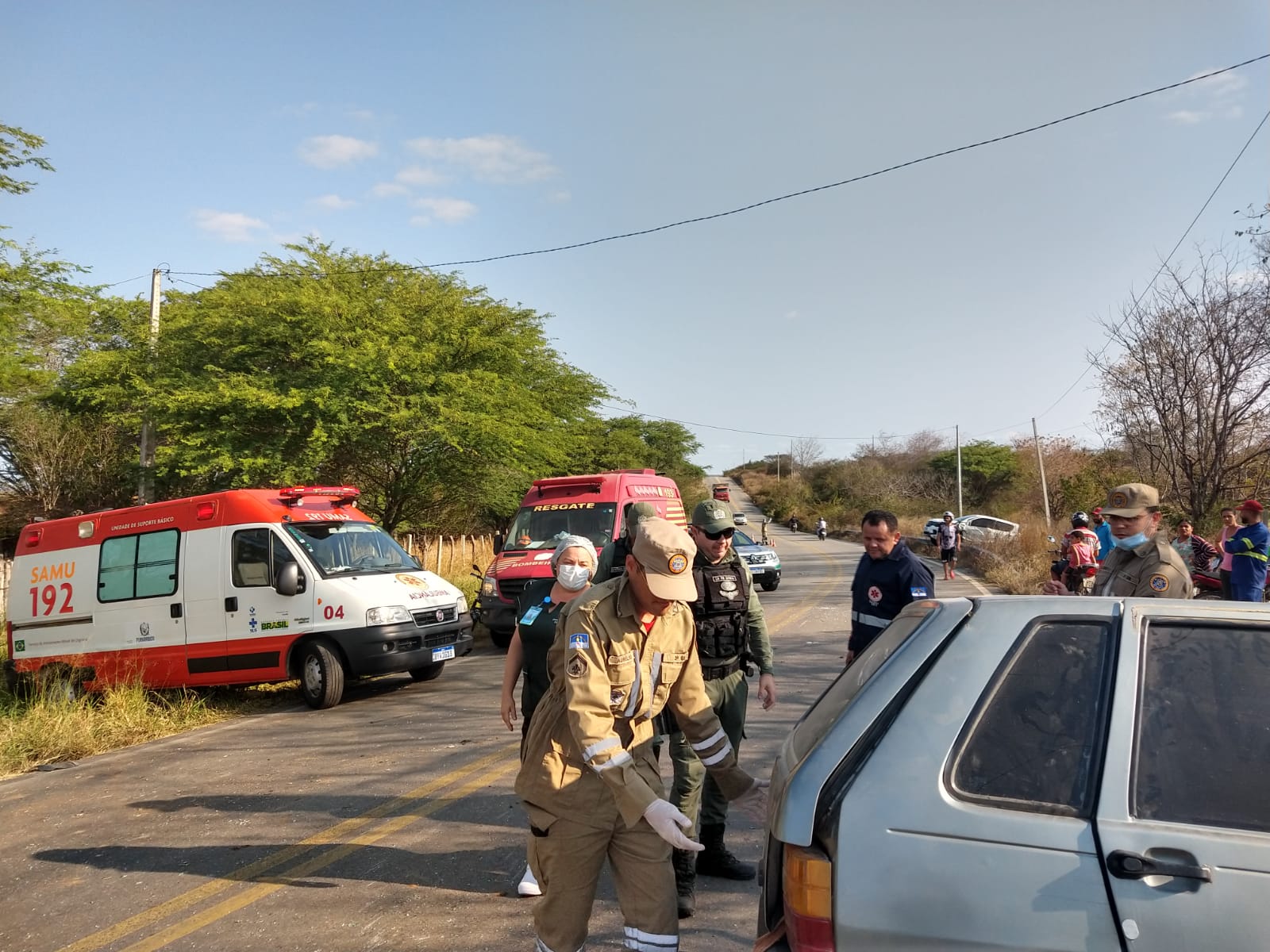 Acidente, nesse sábado (15), deixa quatro feridos no Pajeú