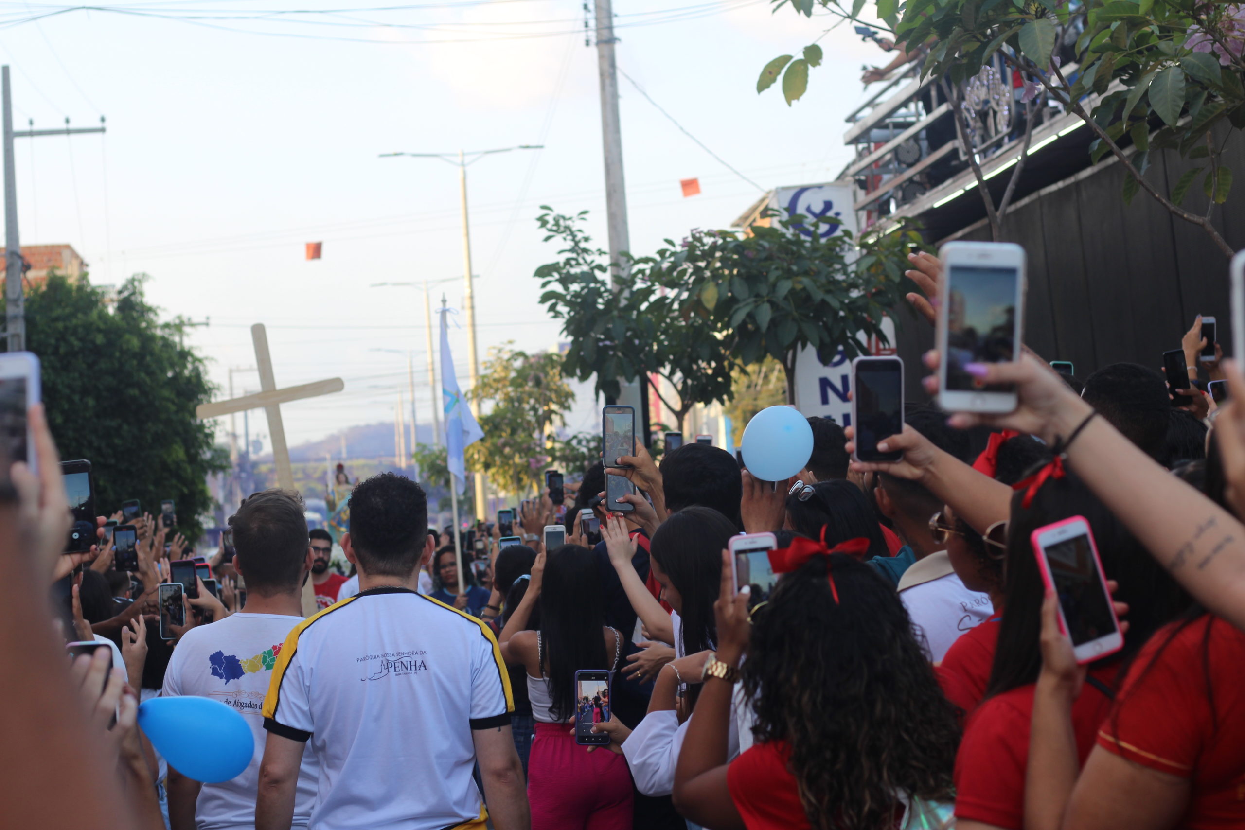 Romaria na Festa da Penha atrai cerca de 15 mil jovens para ST