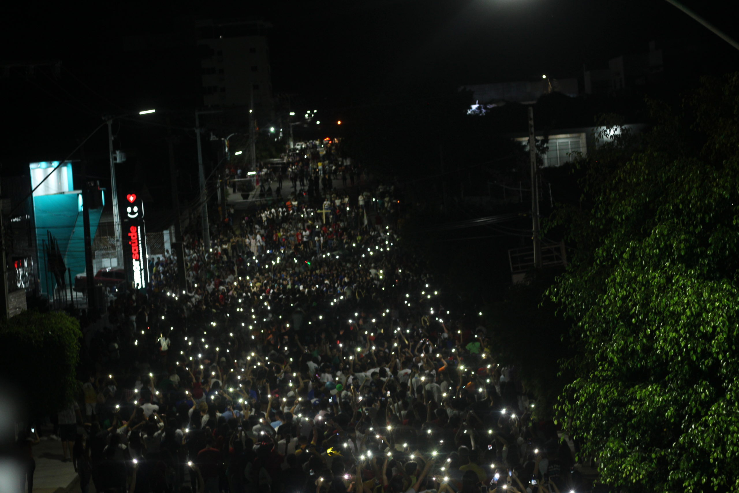 Romaria na Festa da Penha atrai cerca de 15 mil jovens para ST