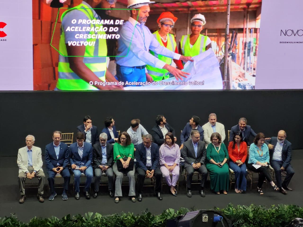 Márcia participa do lançamento do Novo PAC e reforça ST