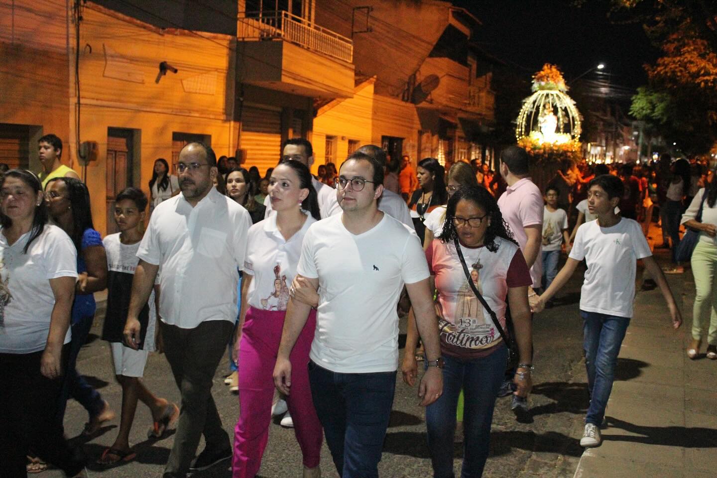 Prefeita Márcia participa de encerramento da Festa do Rosário
