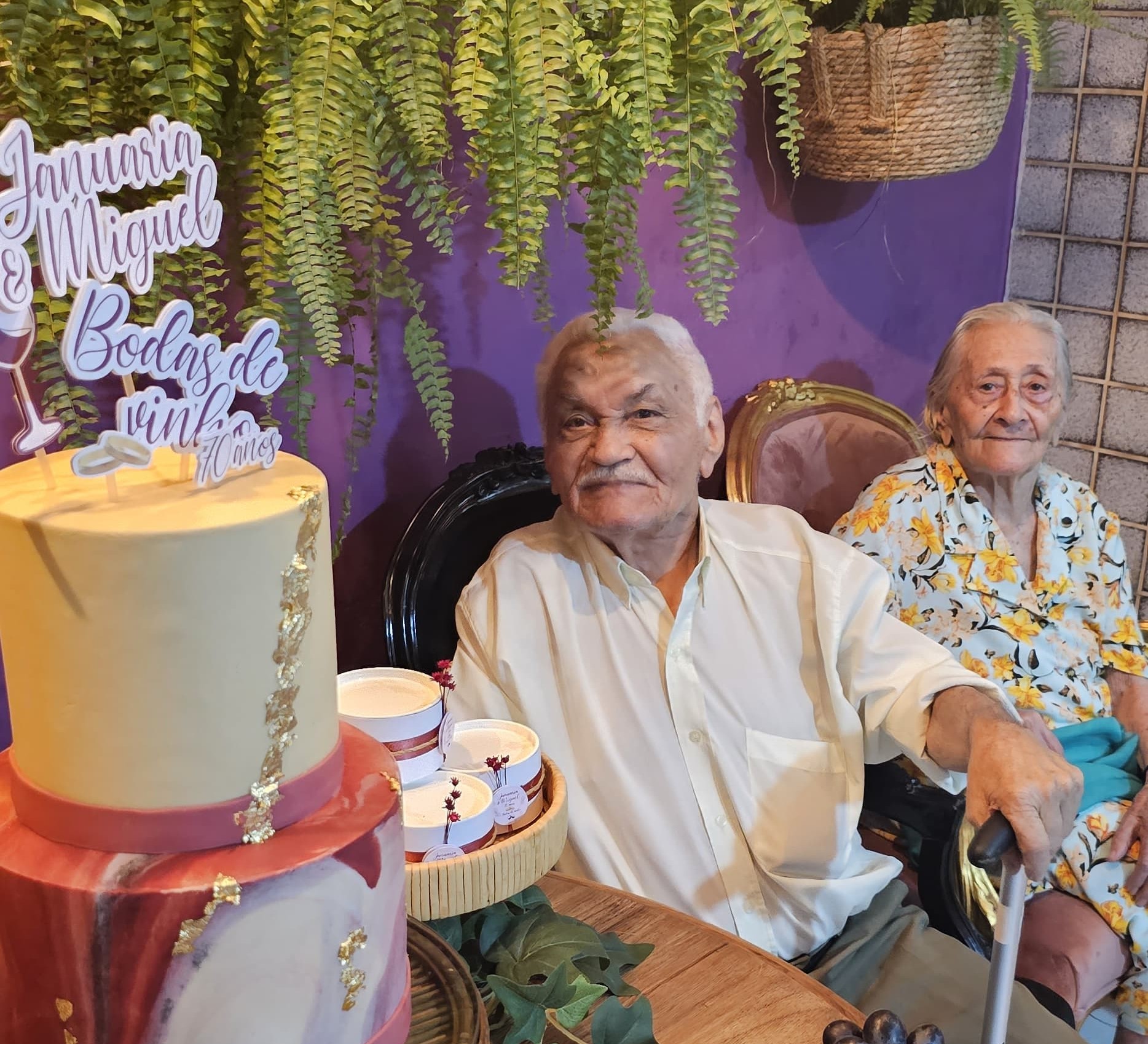 Serra-talhadenses comemoram 70 anos de casados e dão a receita