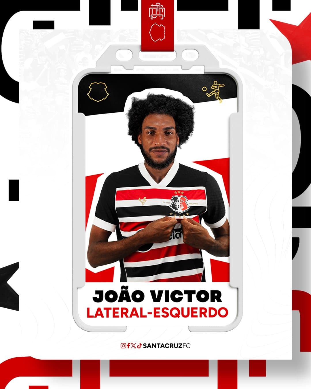 Santa Cruz anuncia lateral-esquerdo João Victor
