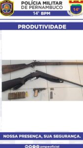 Polícia apreende armas de caçadores em Serra Talhada