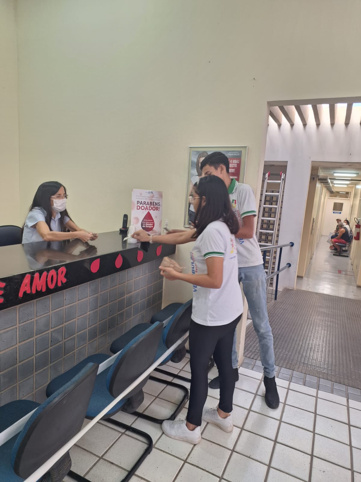 Professora de ST inova e incentiva alunos à doação de sangue