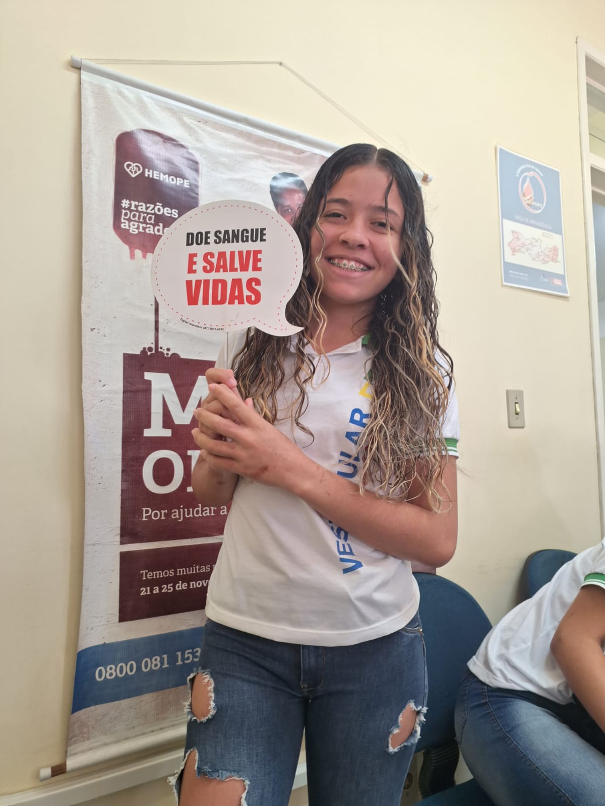 Professora de ST inova e incentiva alunos à doação de sangue