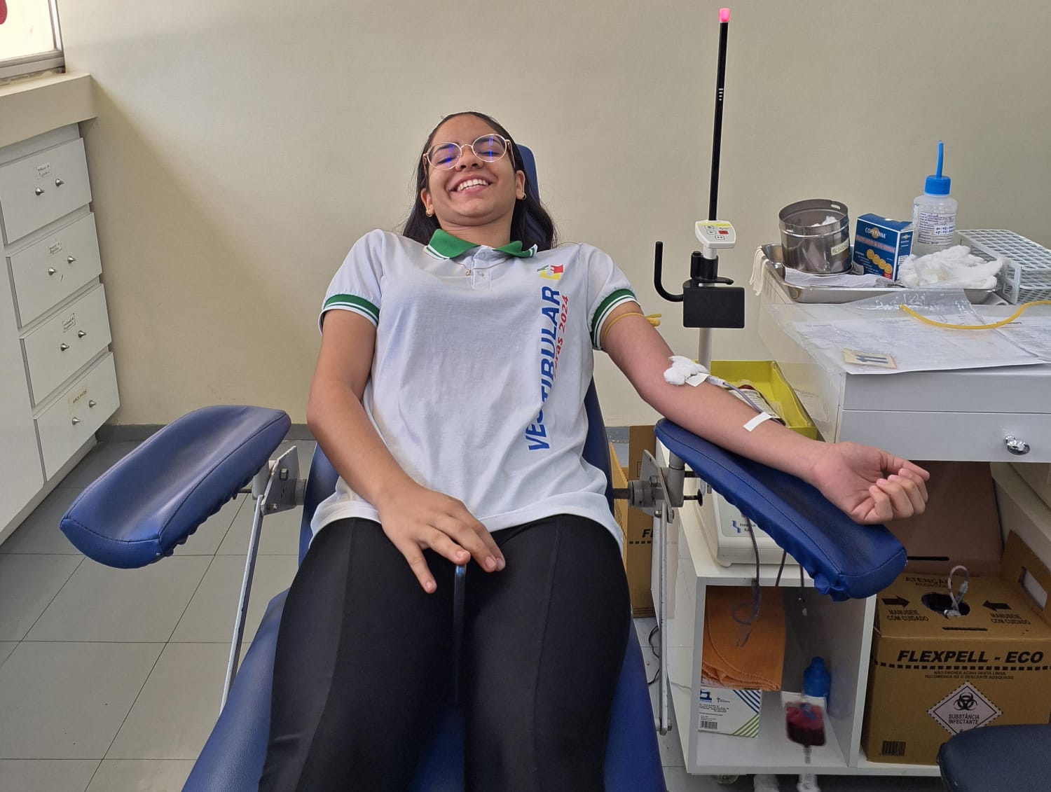 Professora de ST inova e incentiva alunos à doação de sangue