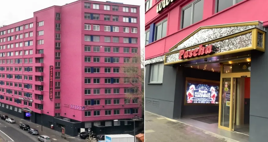 Conheça o maior bordel do mundo que tem 12 andares e é rosa