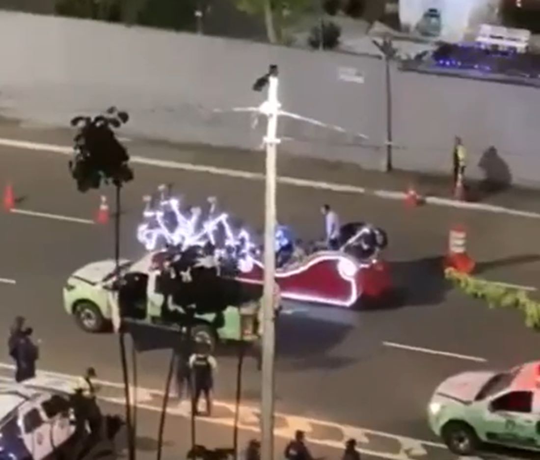Blitz apreende "trenó de Papai Noel", por estar sem placa visível