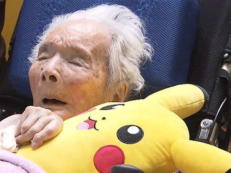 Pessoa mais idosa do Japão morre aos 116 anos