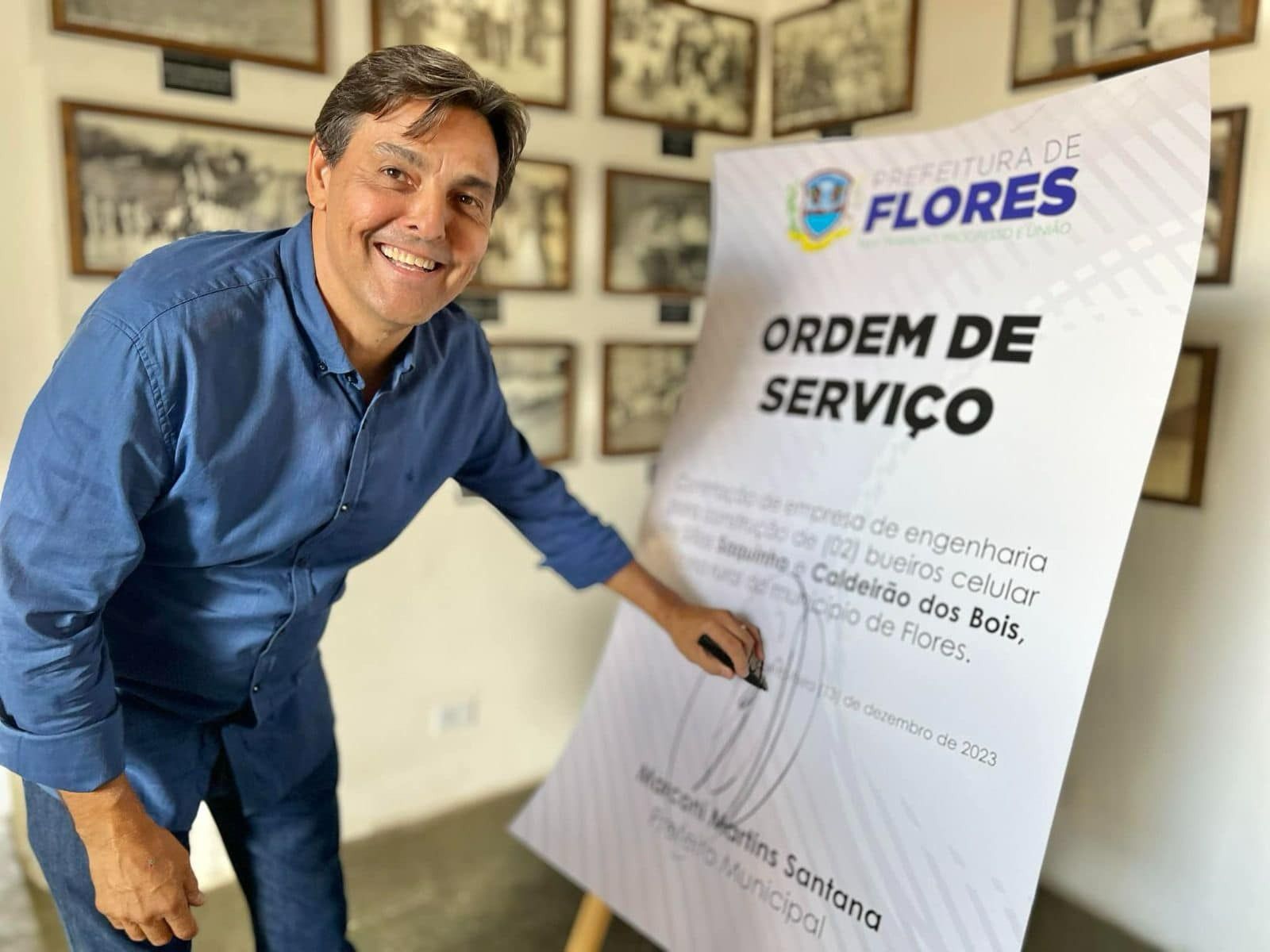 Marconi anuncia passarela e ciclovia em Flores