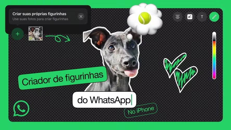 WhatsApp anuncia recurso para criar figurinhas no próprio app. Veja como funciona