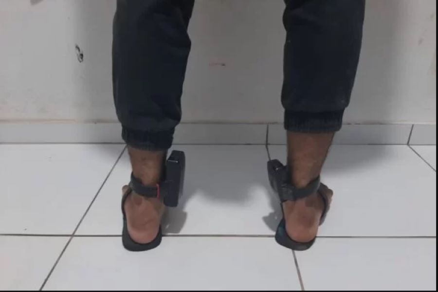 Homem é preso com duas tornozeleiras: uma do Maranhão e outra do Piauí