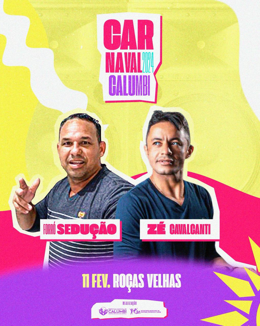 Calumbi anuncia shows do Carnaval 2024