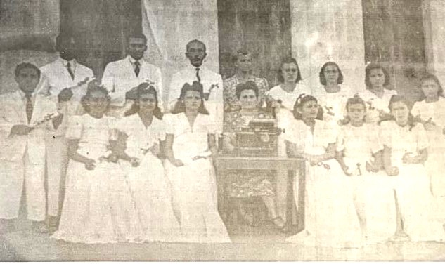 A formatura da 1ª turma de datilografia em Serra Talhada