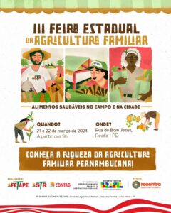 3ª Feira da Agricultura Familiar será em Recife