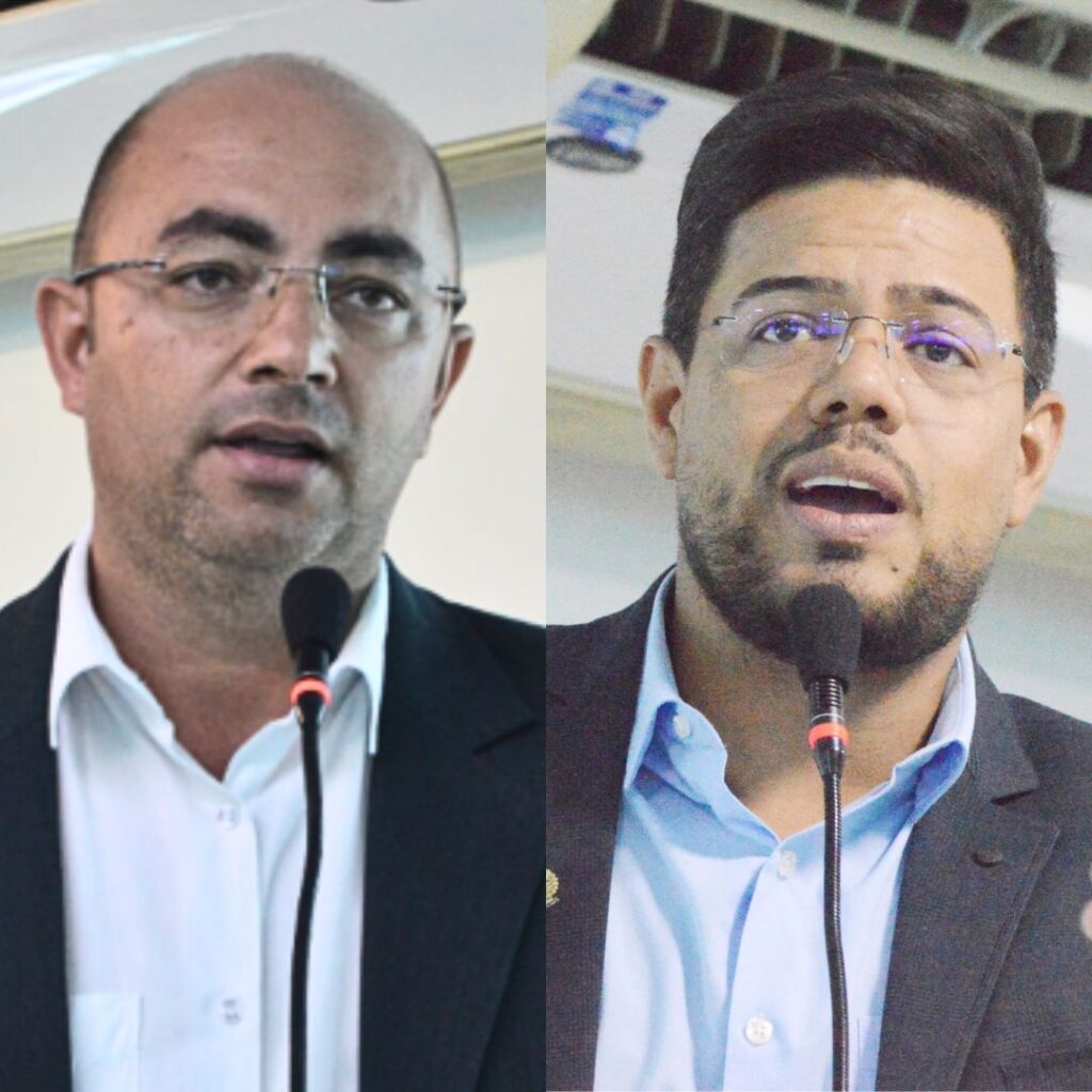 Vereadores André Maio e Gin Oliveira - Foto: Arquivo Farol de Notícias / Licca Lima