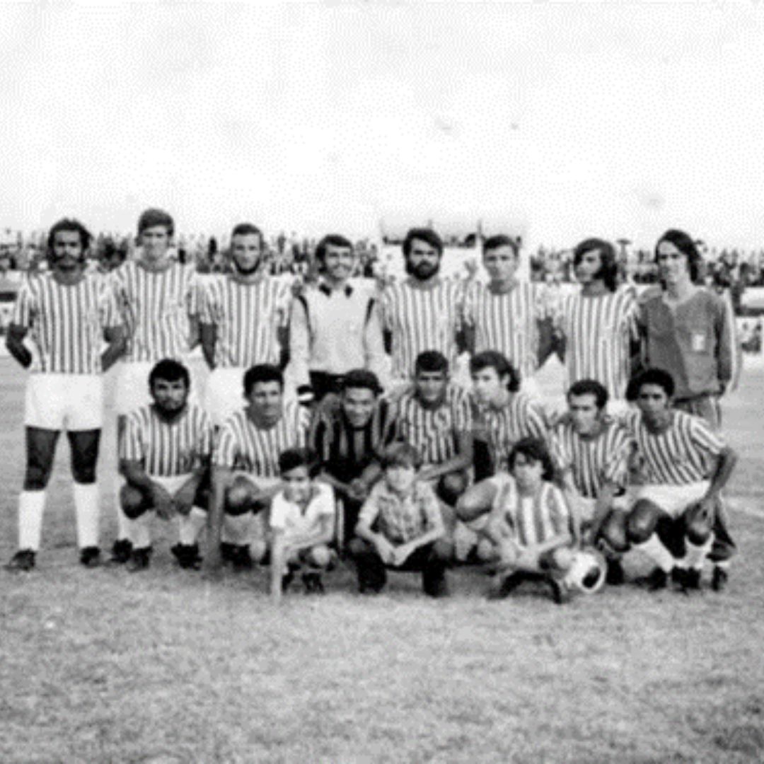 Mané Garrincha em ST em 1973 com o “Democratas de Arcoverde”