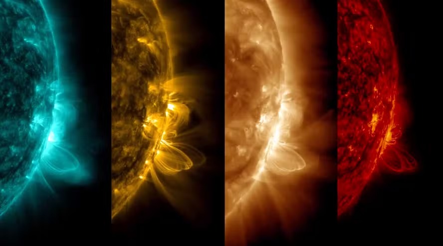 Nasa divulga vídeo de erupção solar mais potente dos últimos anos 1 Vídeo da Nasa mostra explosão solar ocorrida na última terça-feira - Foto: Reprodução