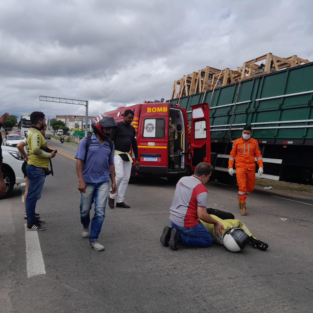 Mais um mototaxista se envolve em acidente na BR-232, em ST