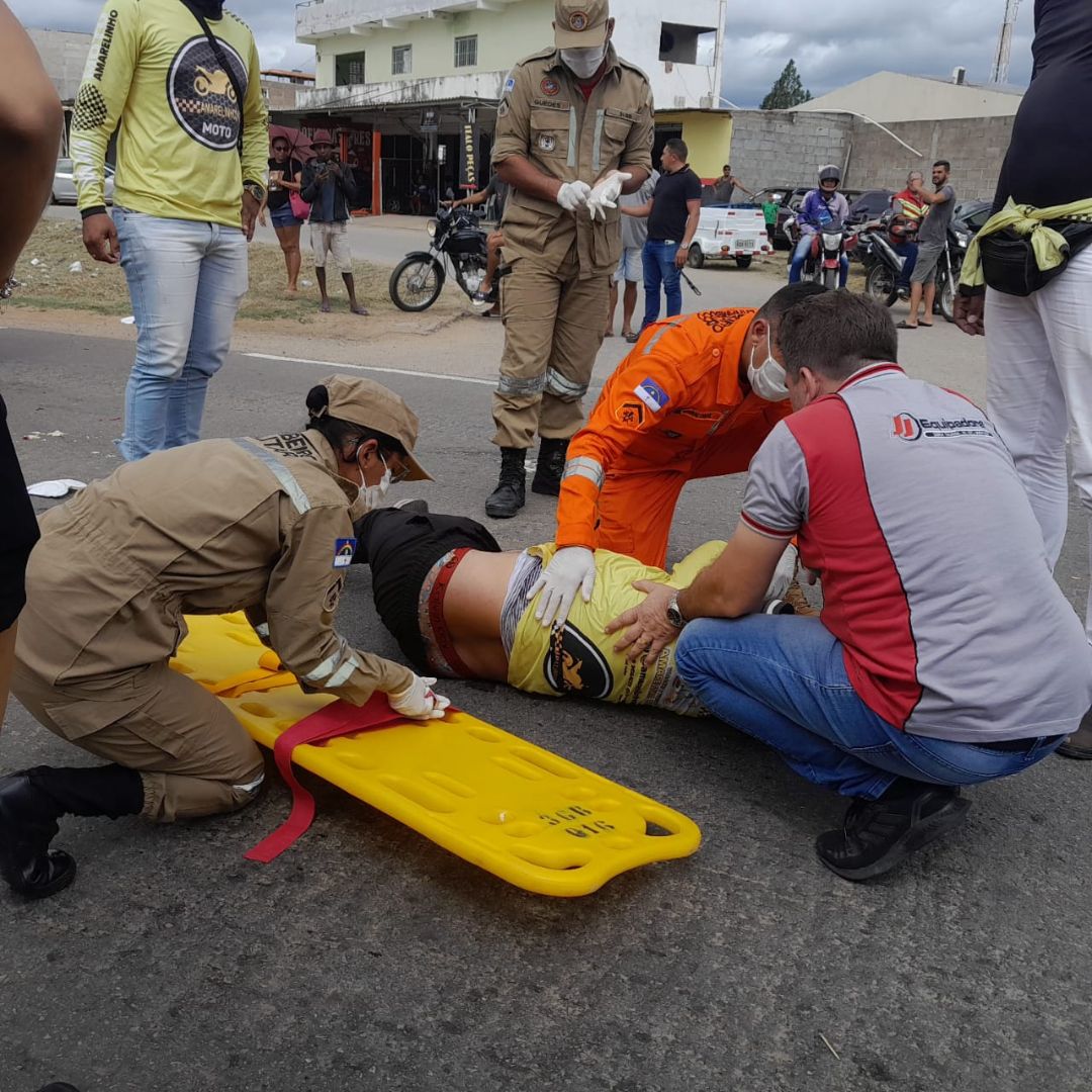 Mais um mototaxista se envolve em acidente na BR-232, em ST