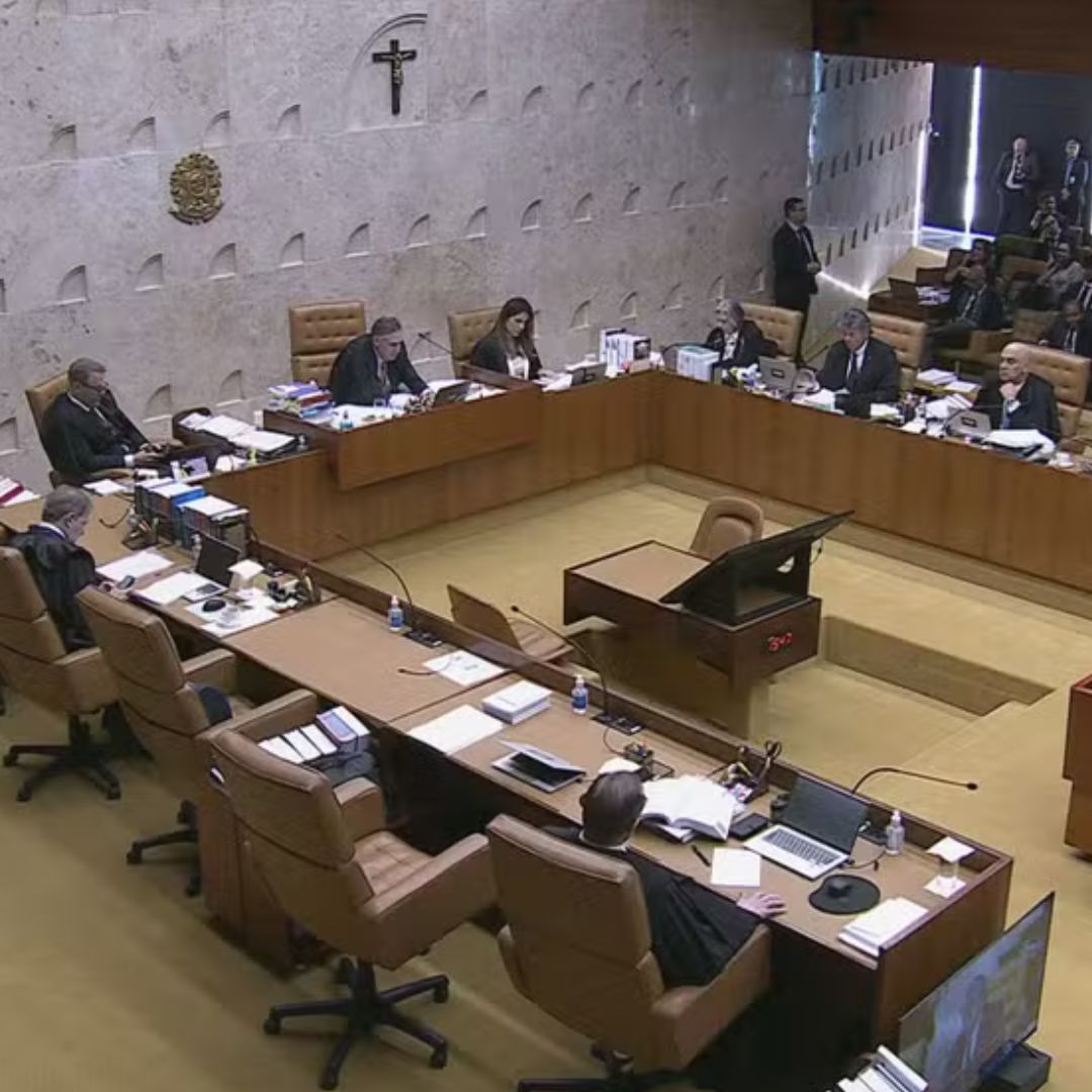STF estende Lei Maria da Penha para casais homoafetivos e mulheres trans 1 STF — Foto: Reprodução/TV Justiça