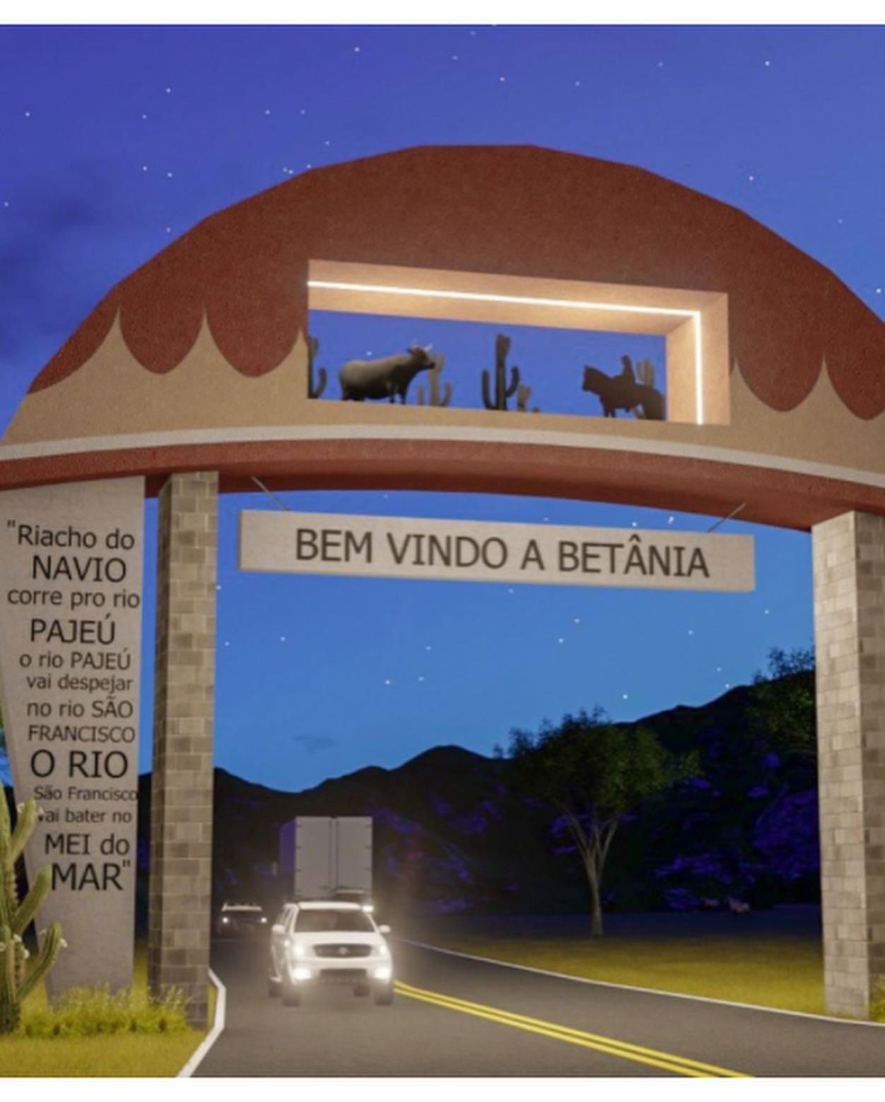 Mário Flor visita obras do portal de Betânia
