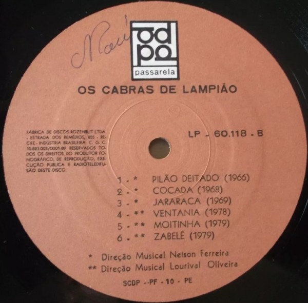 LP dos Cabras de Lampião inspira projeto que une Frevo e Xaxado