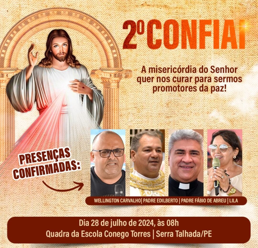 Grupo de Oração 'Jesus, eu confio em vós' realiza evento em ST