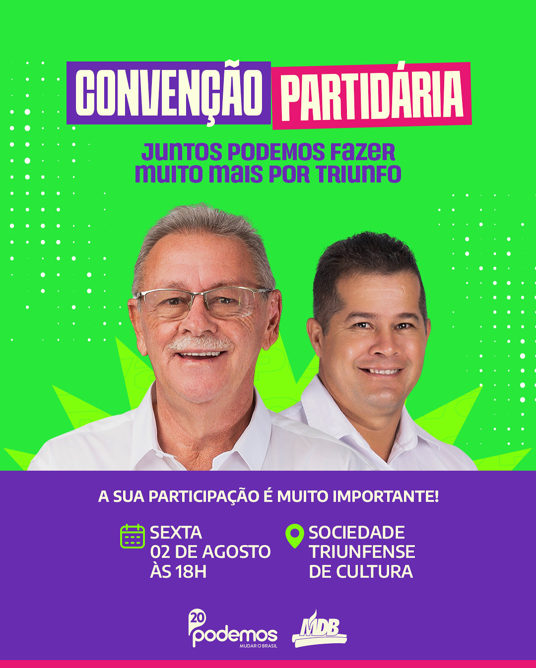 Eduardo Melo confirmará candidatura na sexta (02)
