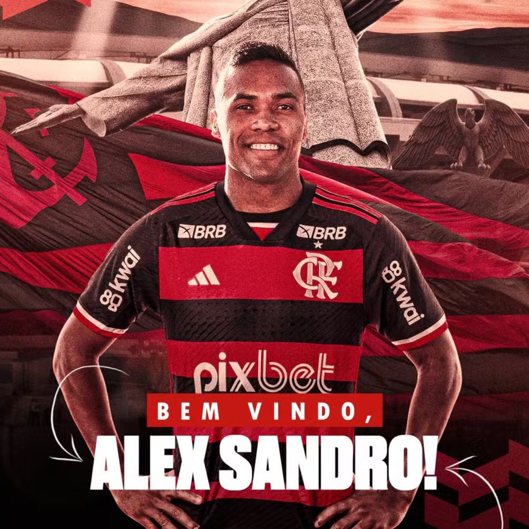 Flamengo anuncia a contratação de Alex Sandro 1 Flamengo anuncia a contratação de Alex Sandro - Foto: Flamengo