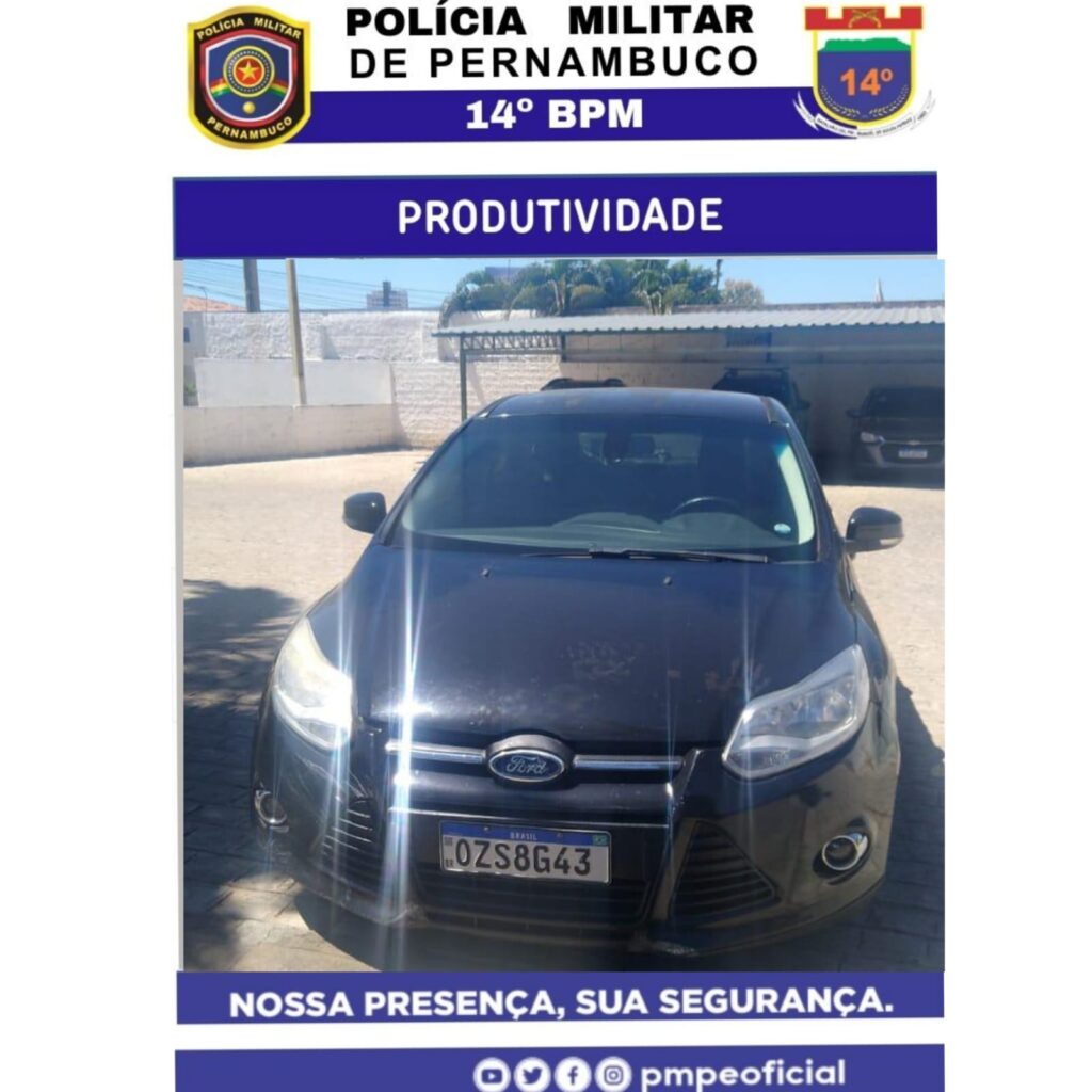 PM recupera carro roubado em Juazeiro do Norte em bairro de ST