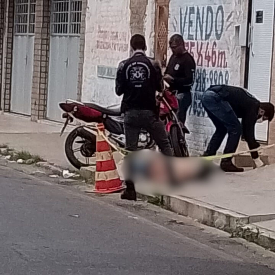 Câmera flagra perseguição e tiroteio no 17º homicídio em ST 1 17º homicídio de 2024 - Foto: Reprodução / Redes Sociais