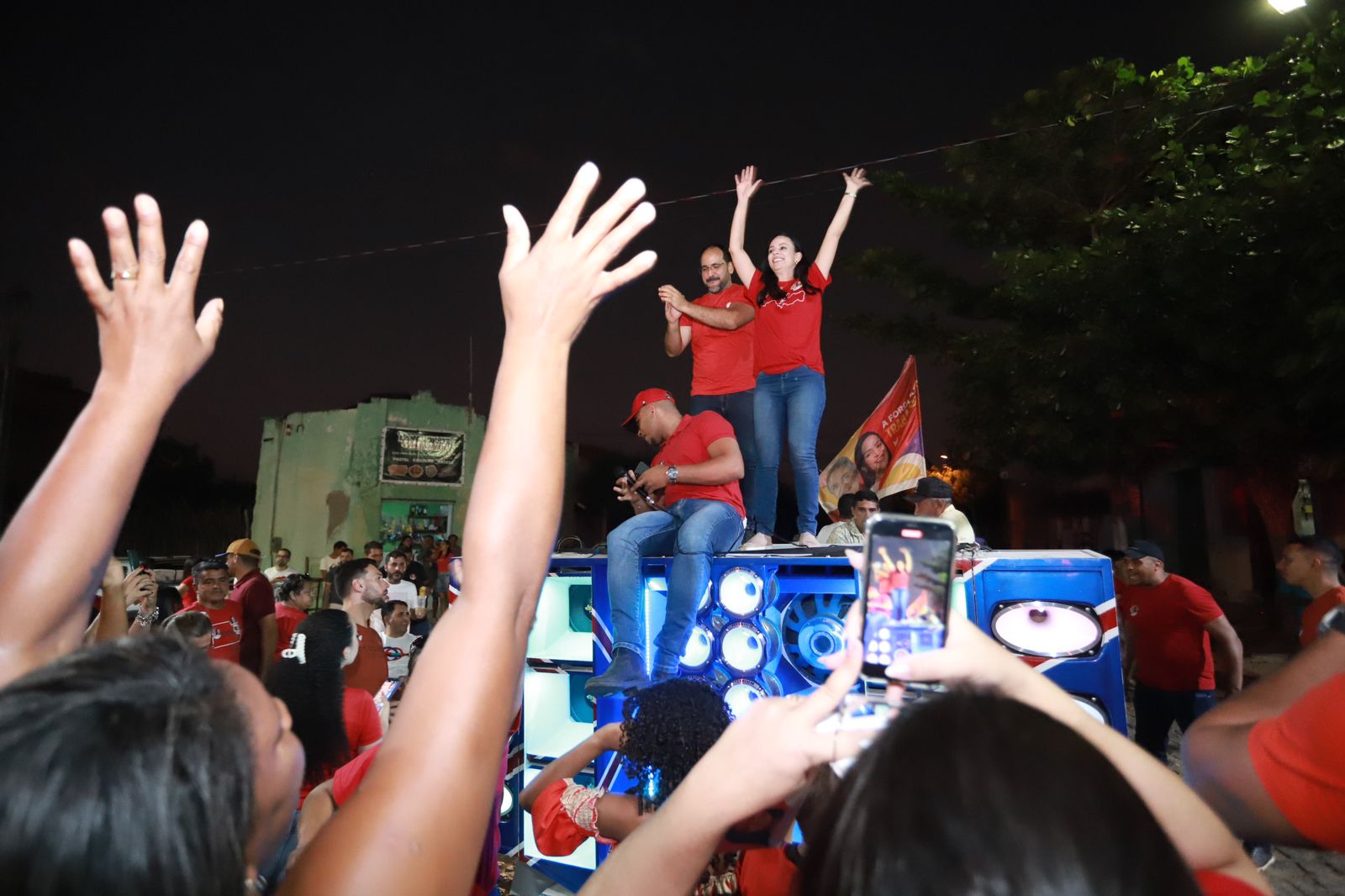 Márcia Conrado é recebida com festa em distrito de ST