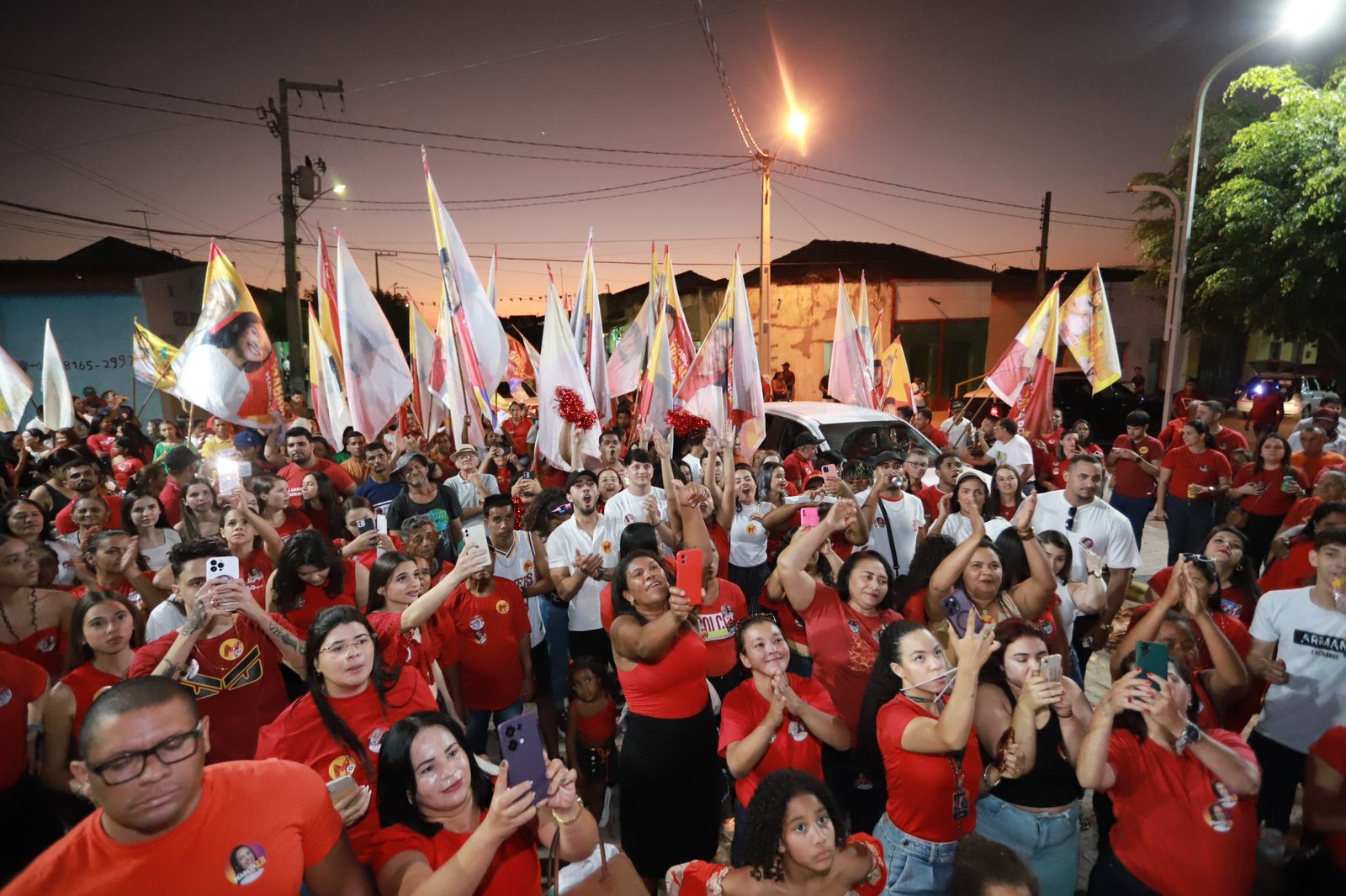 Márcia Conrado é recebida com festa em distrito de ST