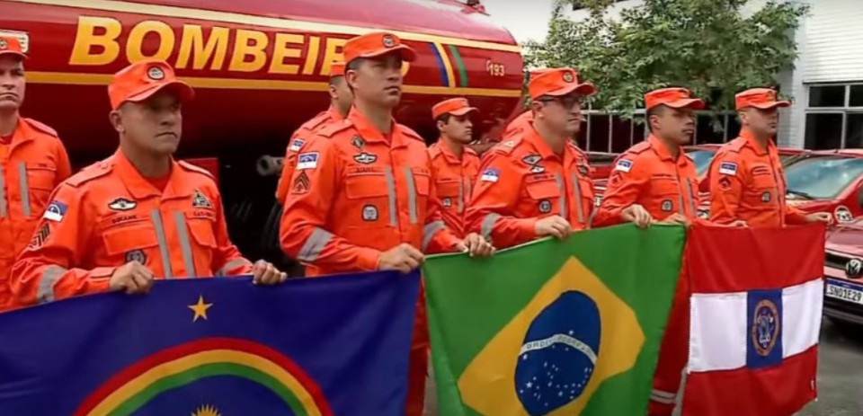Bombeiros de Pernambuco reforçam missão nacional 1 Bombeiros de PE reforçam missão humanitária nacional - Foto: Reprodução/ TV Guararapes