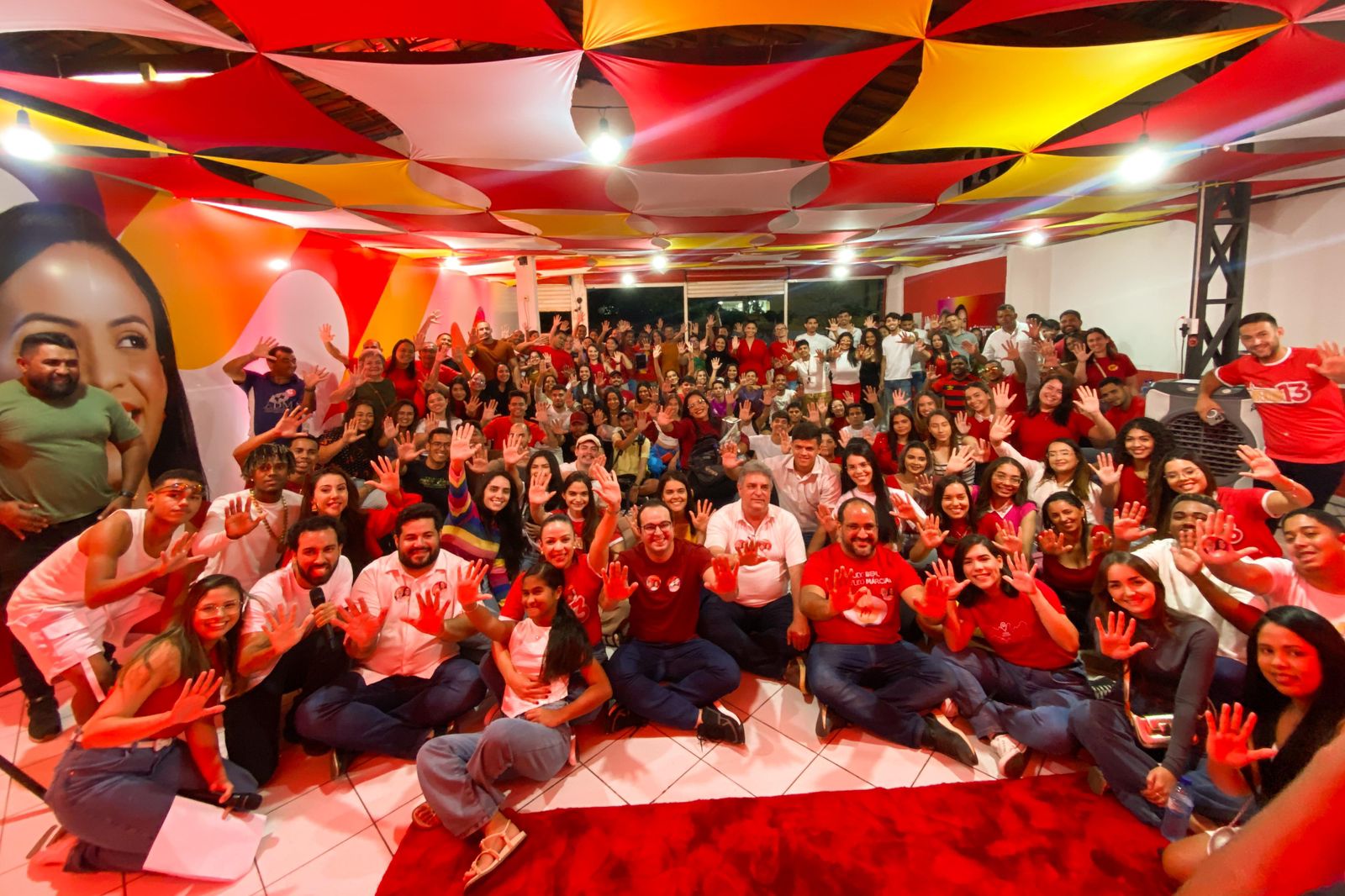 Márcia e Faeca realizam bate-papo com a juventude em ST 1 Foto: Assessoria