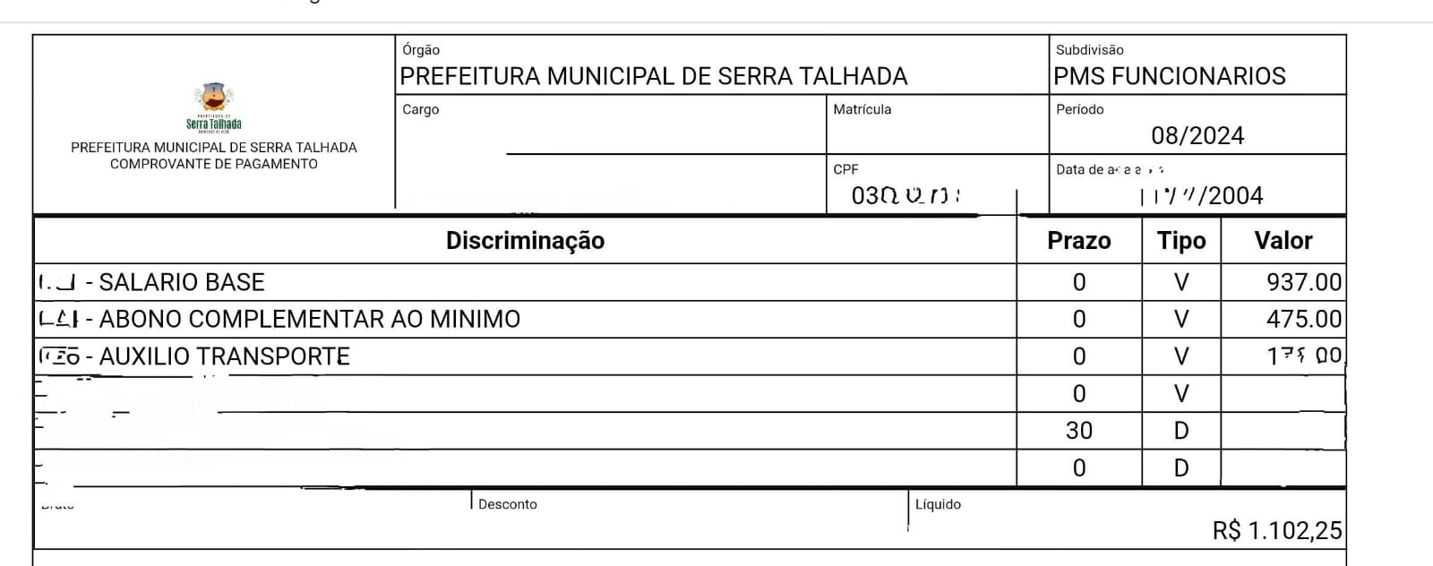Servidor da Prefeitura de ST diz que salário é imoral e faz provocação