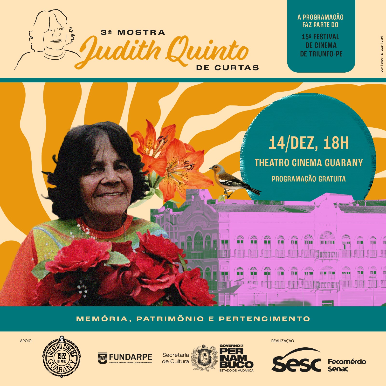 Festival de Cinema apresenta Mostra Judith Quinto - Imagem: Divulgação