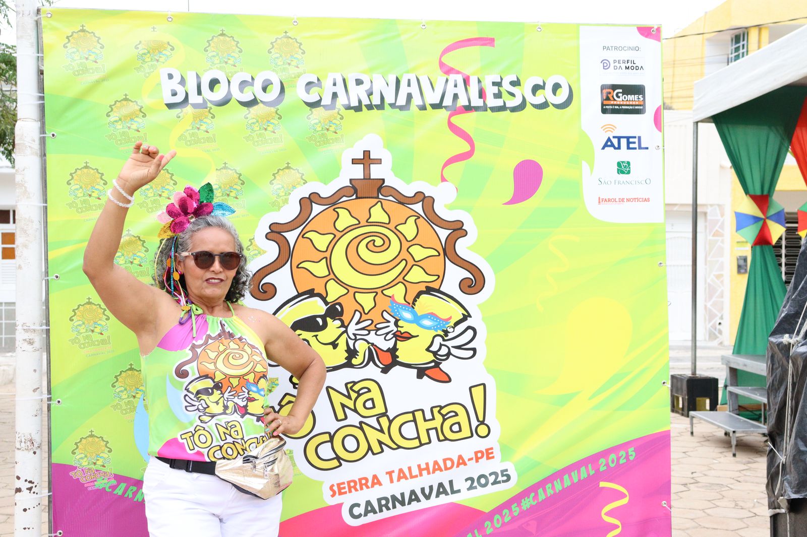 Tô na Concha reúne foliões neste domingo de Carnaval em ST