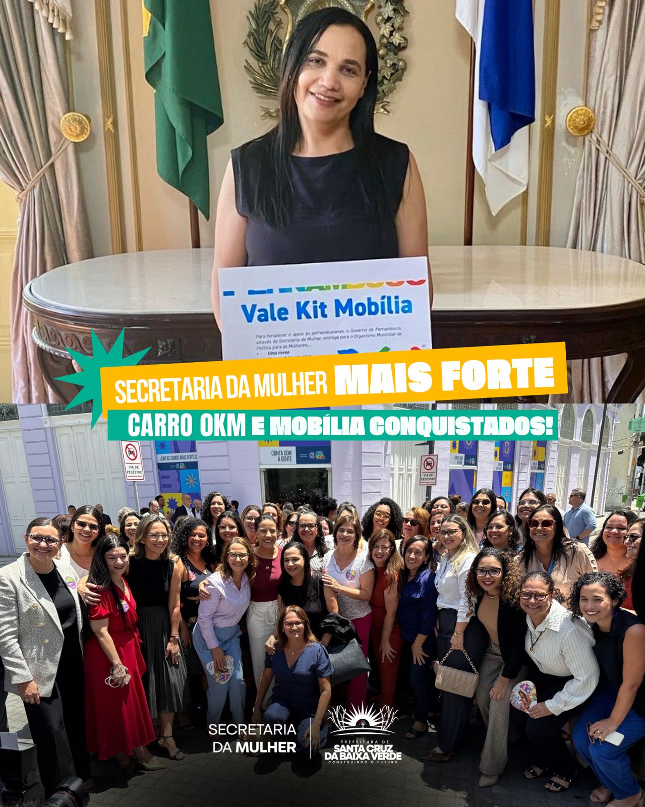 Santa Cruz traz conquistas de Recife para Secretaria da Mulher 1 Fotos: Divulgação