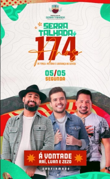 Prefeitura lança programação do aniversário de ST; confira