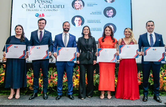 Nova diretoria da OAB Caruaru é empossada por Ingrid Zanella - Foto: Vivian Ramos/OAB-PE