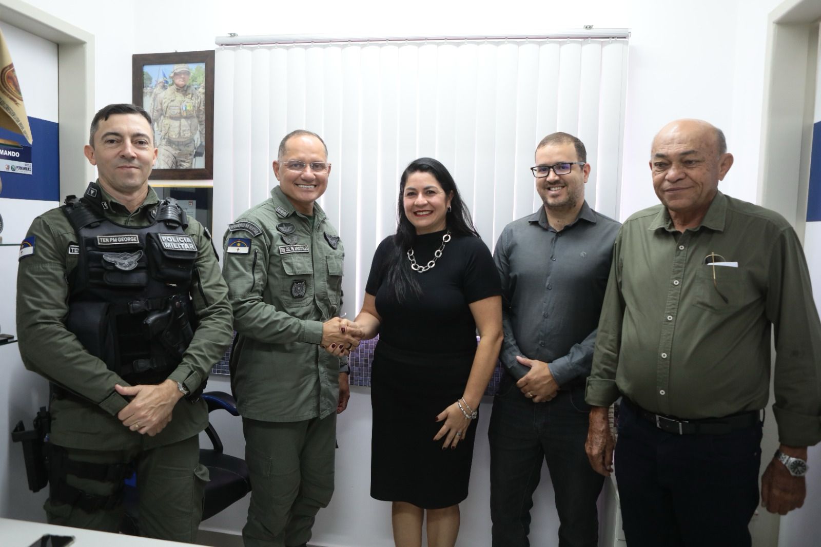 Secretária tem reunião com novo comandante do 23º BPM 1 Foto: Reprodução