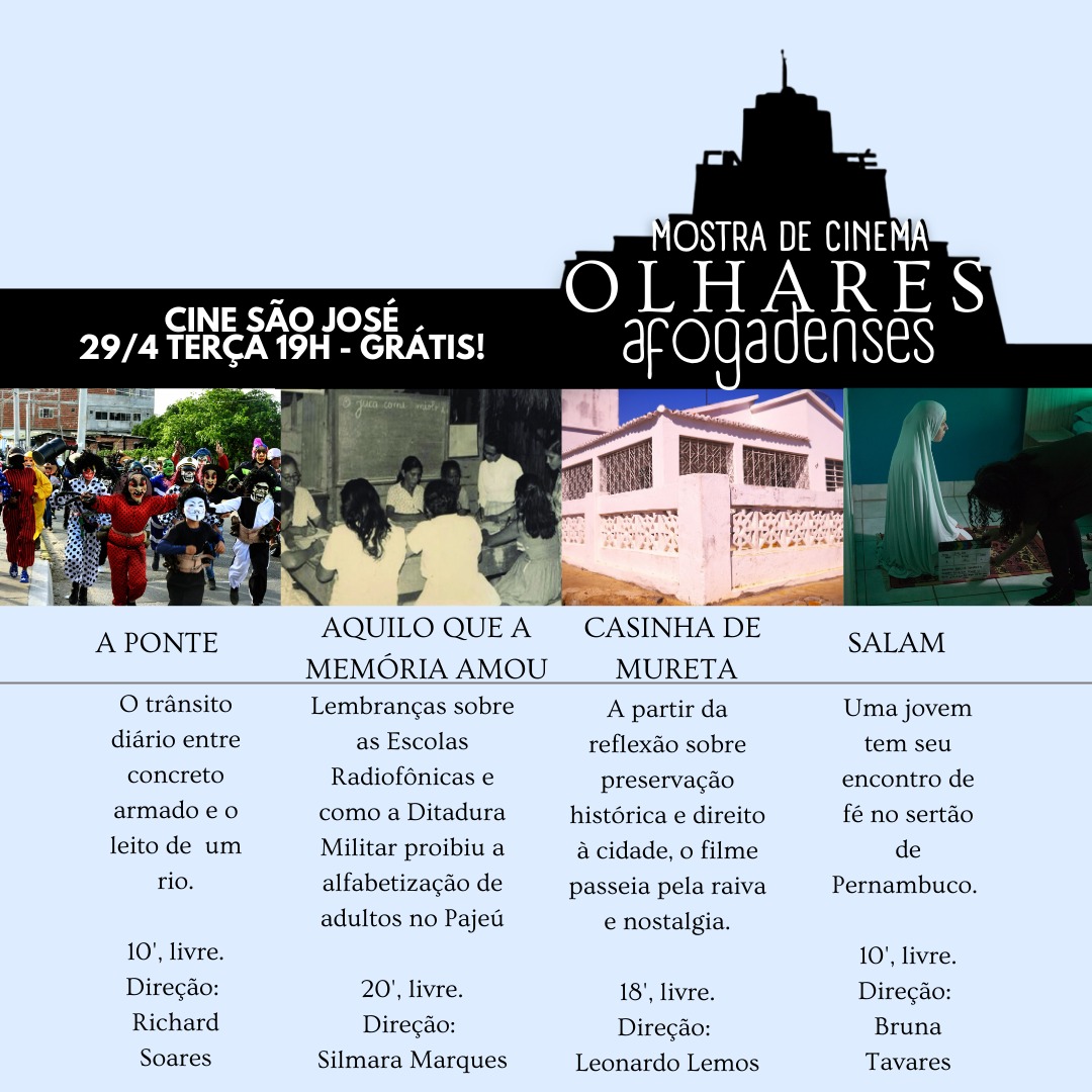 Cine São José recebe mostra "Olhares Afogadenses" nesta 3ª