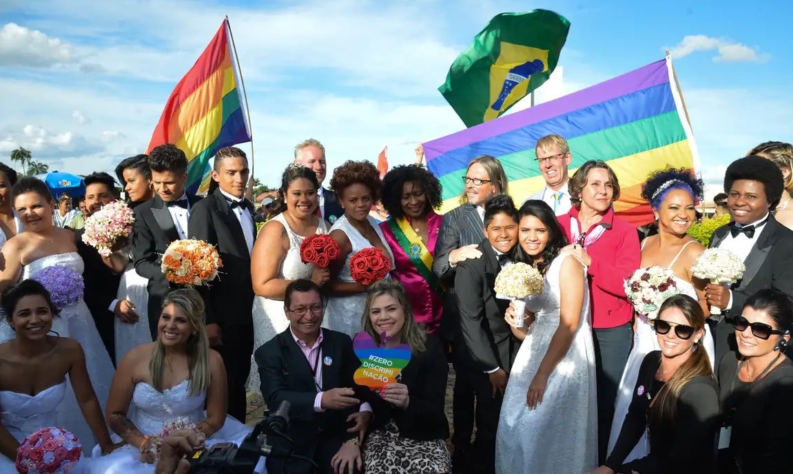 Casamento entre mulheres cresceu 5,9% e foi recorde em 2023, mostra IBGE 1 Casamento entre mulheres cresceu 5,9% e foi recorde em 2023, mostra IBGE - Foto: Antônio Cruz/Agência Brasil