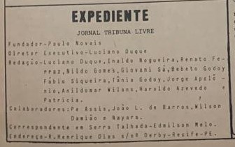 A história do Tribuna Livre, a resistência de ST contra os poderosos 6 A história do Tribuna Livre, a resistência de ST contra os poderosos