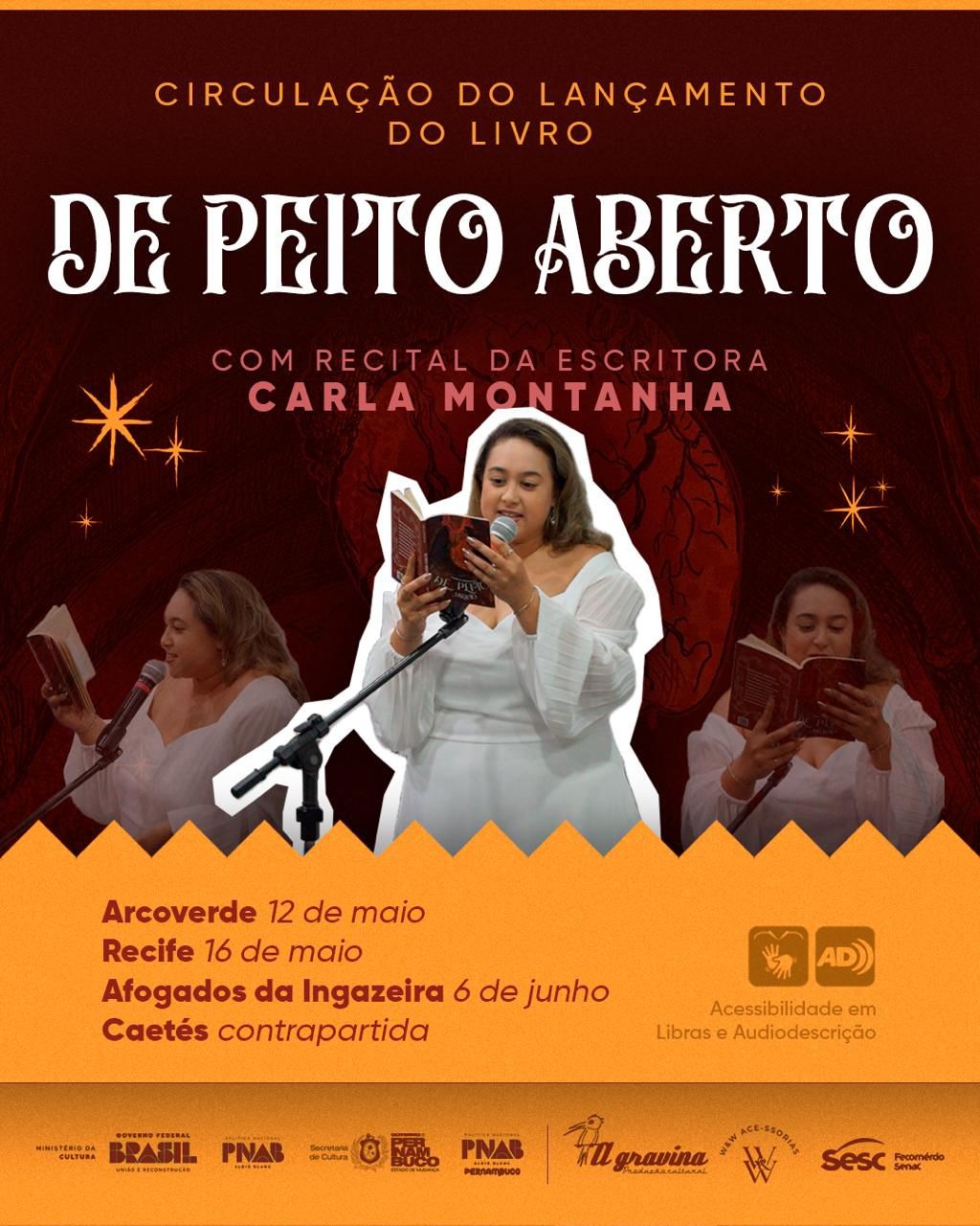 Escritora e cordelista Carla Montanha lança seu 1° livro