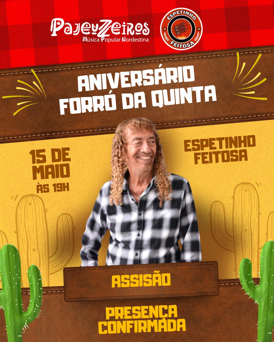 Forró da Quinta completa 1 ano com programação especial em ST