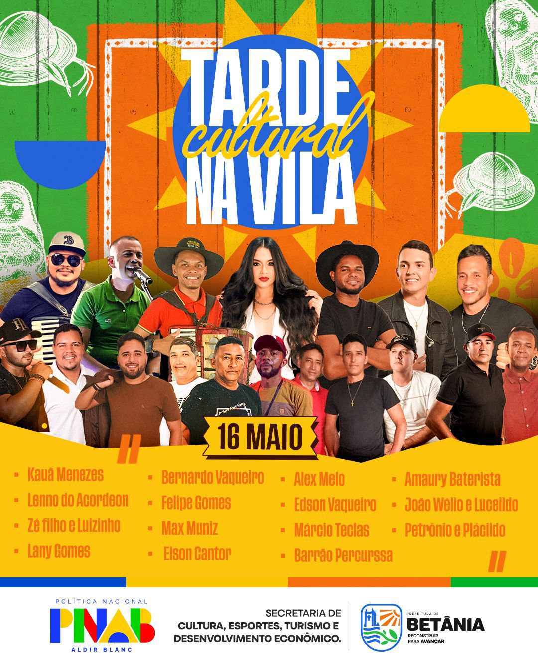 Prefeitura de Betânia promove Tarde Cultural na Vila